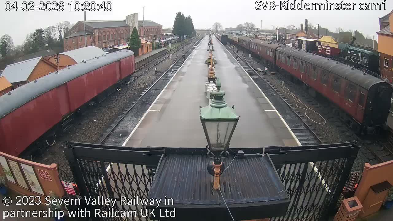 Inside Kidderminster Station, Severn Valley Railway Live Cam - Kidderminster, Wyre Forest, Worcestershire, West Midlands, England, United Kingdom