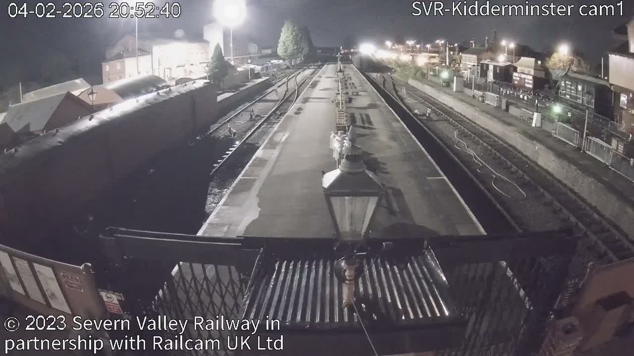 Inside Kidderminster Station, Severn Valley Railway Live Cam - Kidderminster, Wyre Forest, Worcestershire, West Midlands, England, United Kingdom