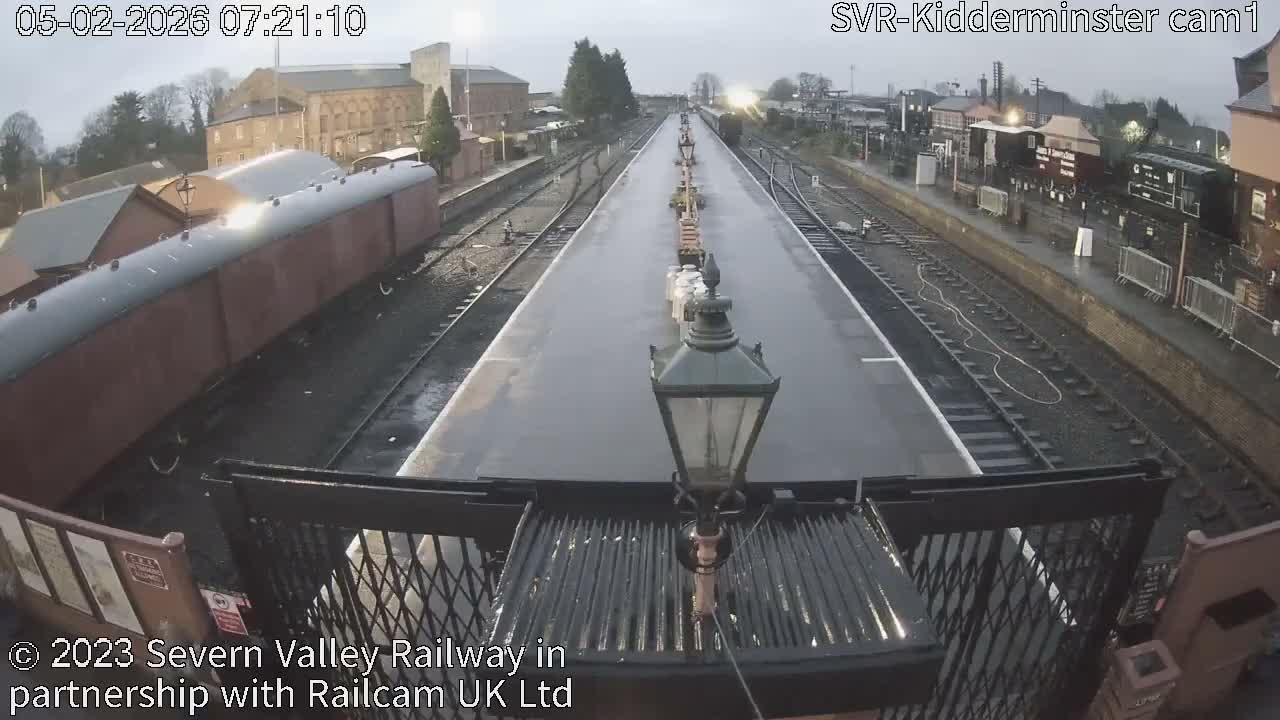 Inside Kidderminster Station, Severn Valley Railway Live Cam - Kidderminster, Wyre Forest, Worcestershire, West Midlands, England, United Kingdom