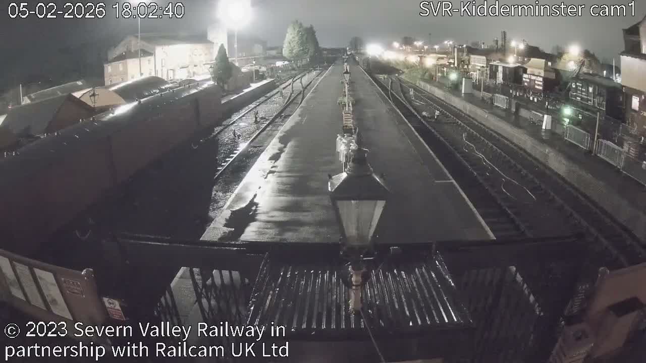 Inside Kidderminster Station, Severn Valley Railway Live Cam - Kidderminster, Wyre Forest, Worcestershire, West Midlands, England, United Kingdom