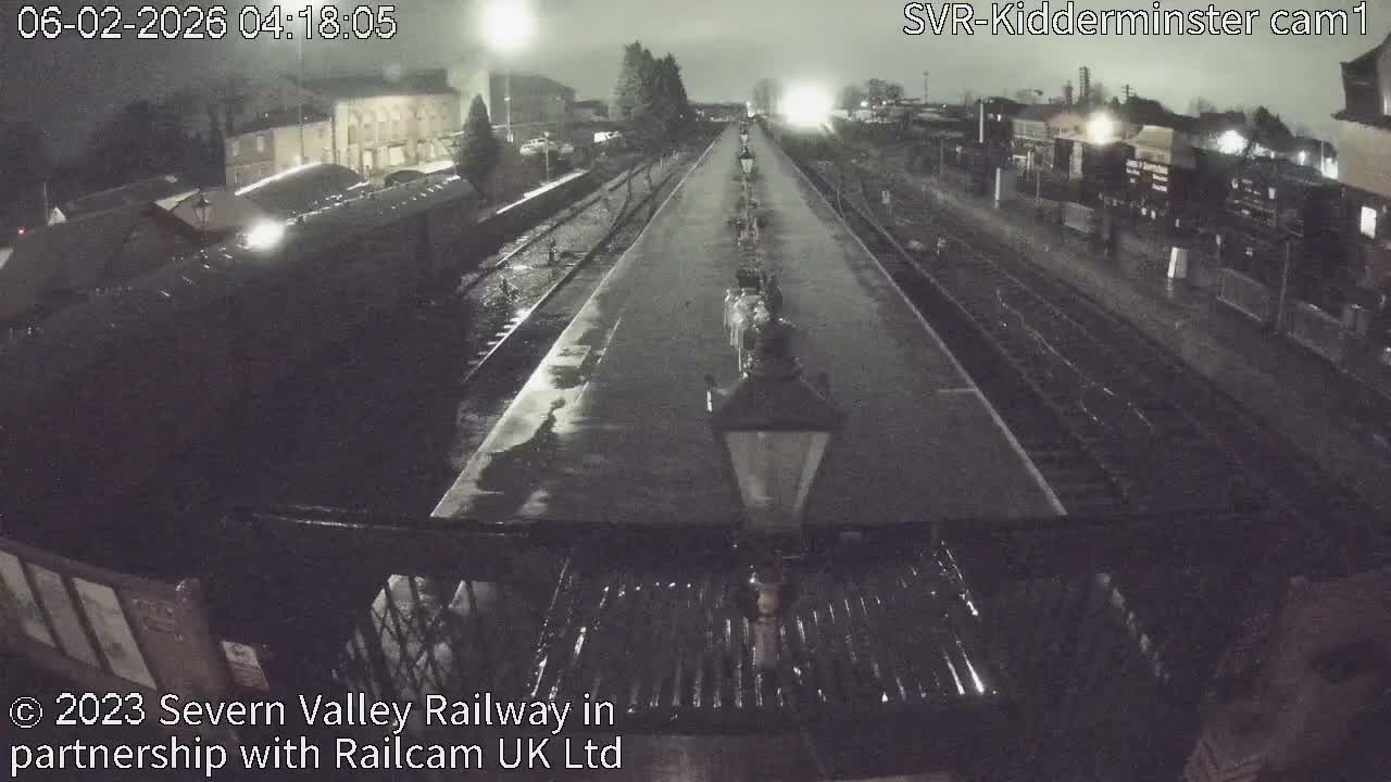 Inside Kidderminster Station, Severn Valley Railway Live Cam - Kidderminster, Wyre Forest, Worcestershire, West Midlands, England, United Kingdom