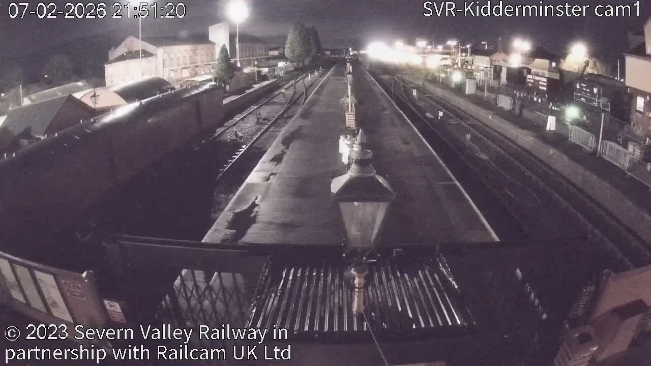 Inside Kidderminster Station, Severn Valley Railway Live Cam - Kidderminster, Wyre Forest, Worcestershire, West Midlands, England, United Kingdom