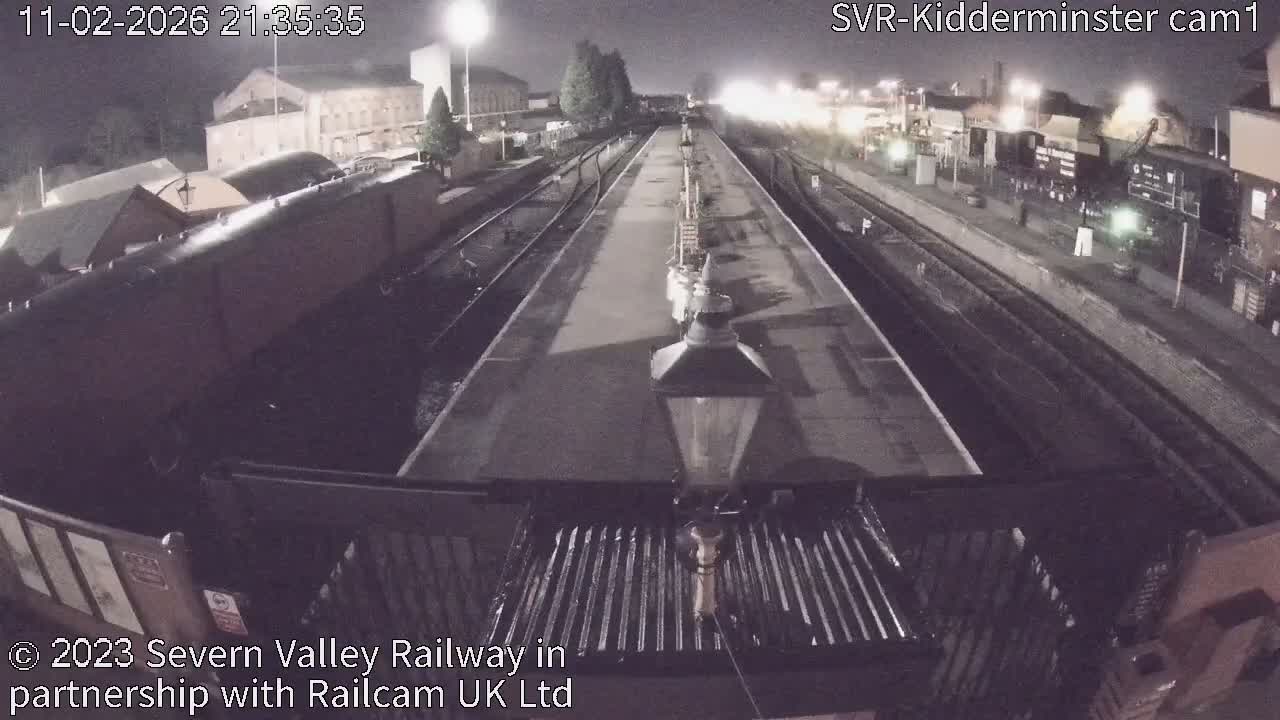 Inside Kidderminster Station, Severn Valley Railway Live Cam - Kidderminster, Wyre Forest, Worcestershire, West Midlands, England, United Kingdom