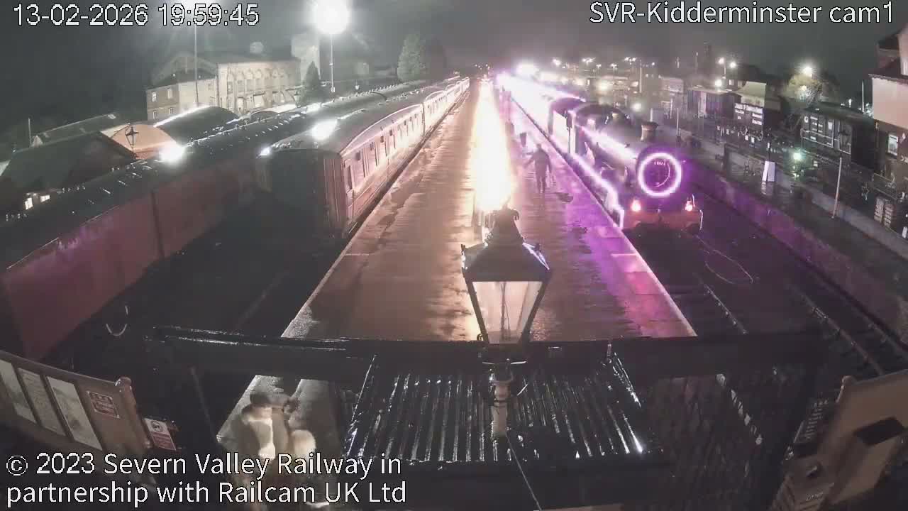 Inside Kidderminster Station, Severn Valley Railway Live Cam - Kidderminster, Wyre Forest, Worcestershire, West Midlands, England, United Kingdom