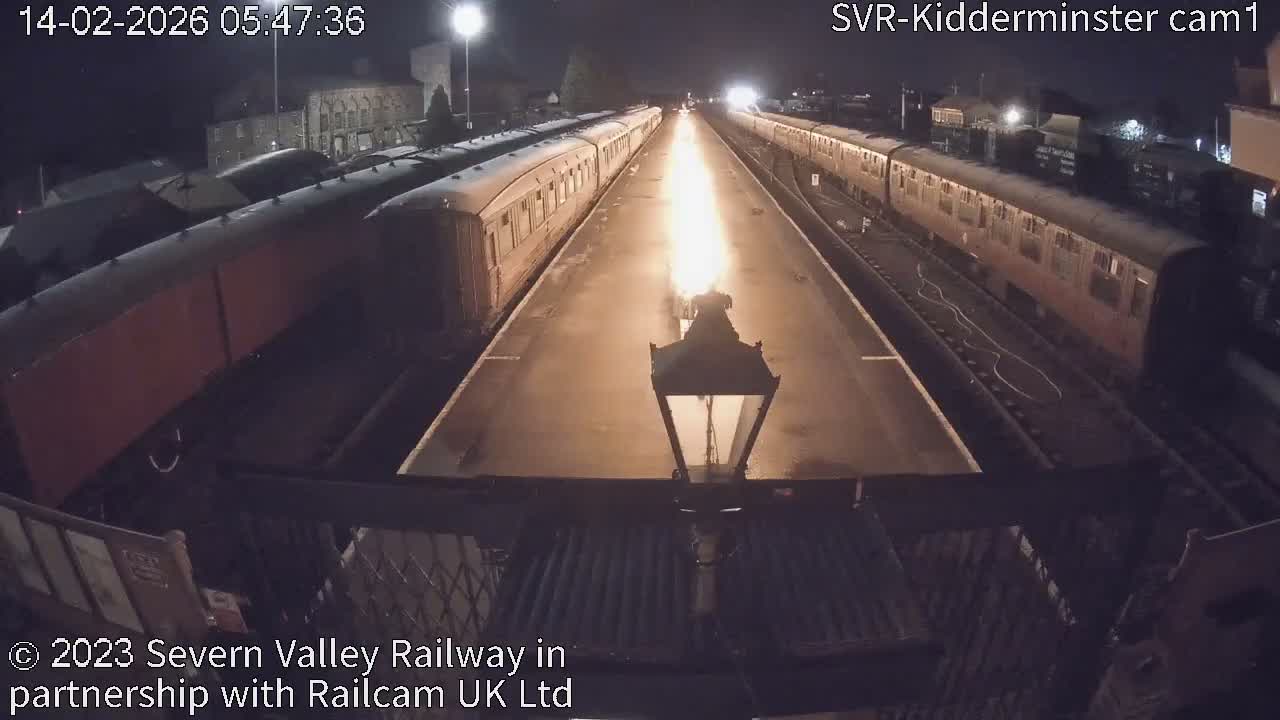 Inside Kidderminster Station, Severn Valley Railway Live Cam - Kidderminster, Wyre Forest, Worcestershire, West Midlands, England, United Kingdom
