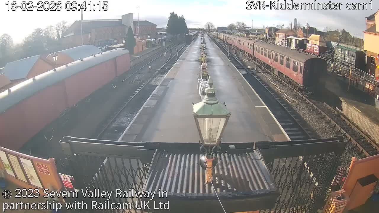 Inside Kidderminster Station, Severn Valley Railway Live Cam - Kidderminster, Wyre Forest, Worcestershire, West Midlands, England, United Kingdom