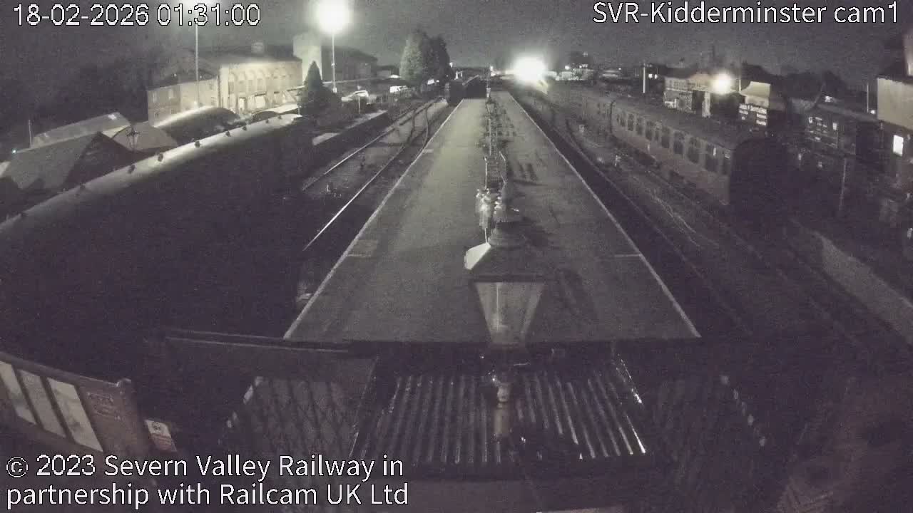 Inside Kidderminster Station, Severn Valley Railway Live Cam - Kidderminster, Wyre Forest, Worcestershire, West Midlands, England, United Kingdom