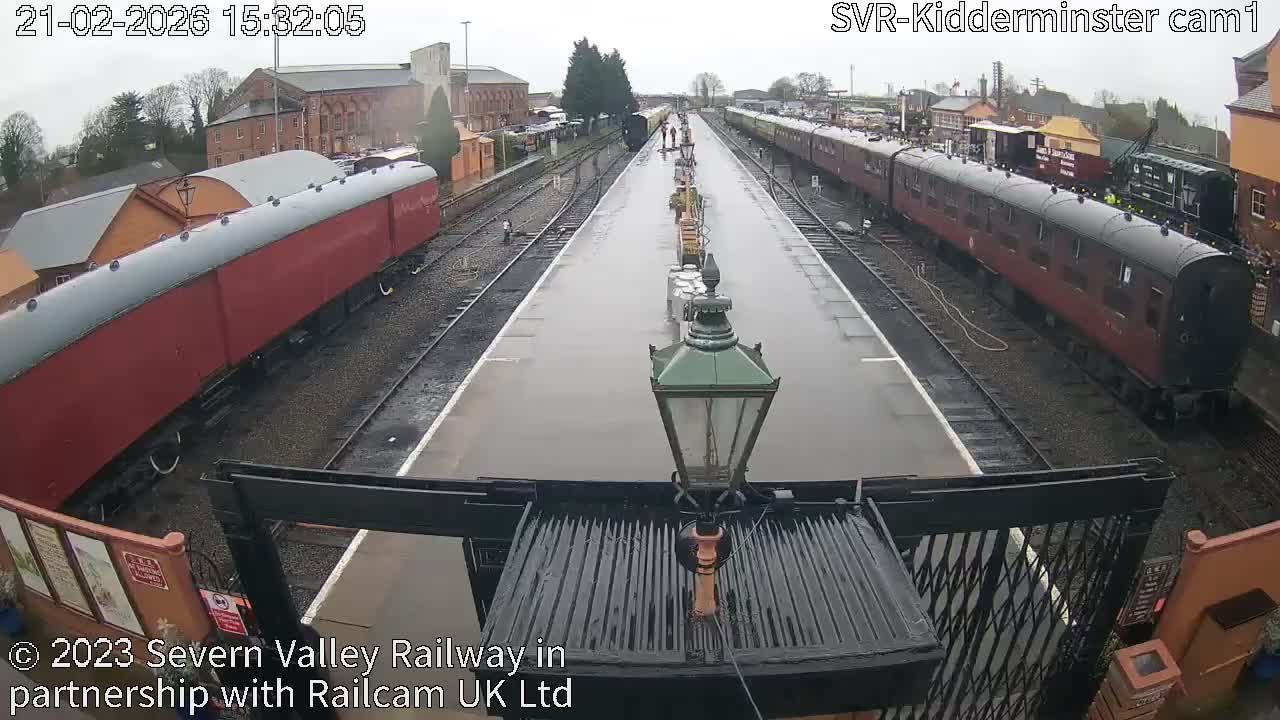 Inside Kidderminster Station, Severn Valley Railway Live Cam - Kidderminster, Wyre Forest, Worcestershire, West Midlands, England, United Kingdom