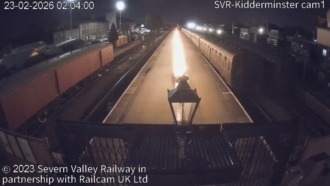 Inside Kidderminster Station, Severn Valley Railway Live Cam - Kidderminster, Wyre Forest, Worcestershire, West Midlands, England, United Kingdom