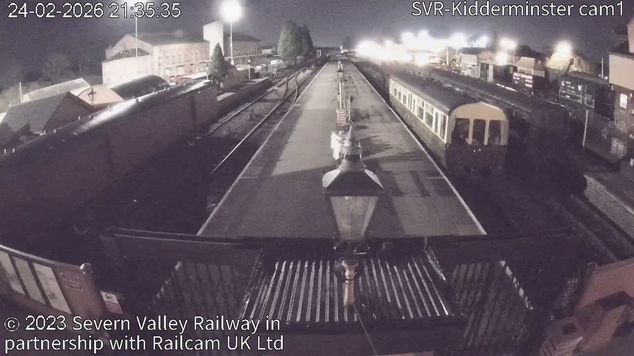 Inside Kidderminster Station, Severn Valley Railway Live Cam - Kidderminster, Wyre Forest, Worcestershire, West Midlands, England, United Kingdom