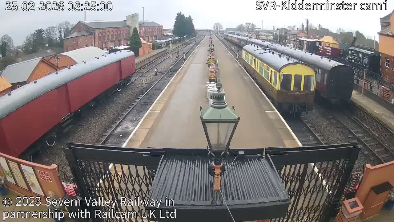 Inside Kidderminster Station, Severn Valley Railway Live Cam - Kidderminster, Wyre Forest, Worcestershire, West Midlands, England, United Kingdom