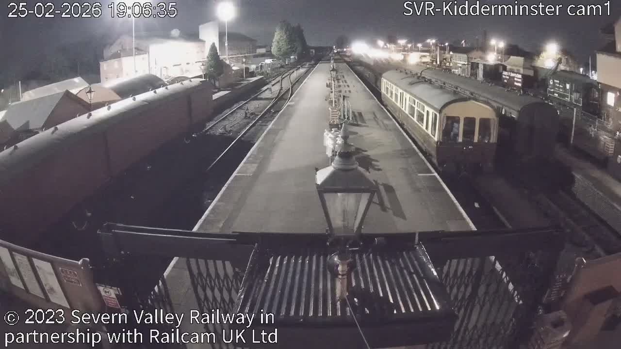Inside Kidderminster Station, Severn Valley Railway Live Cam - Kidderminster, Wyre Forest, Worcestershire, West Midlands, England, United Kingdom