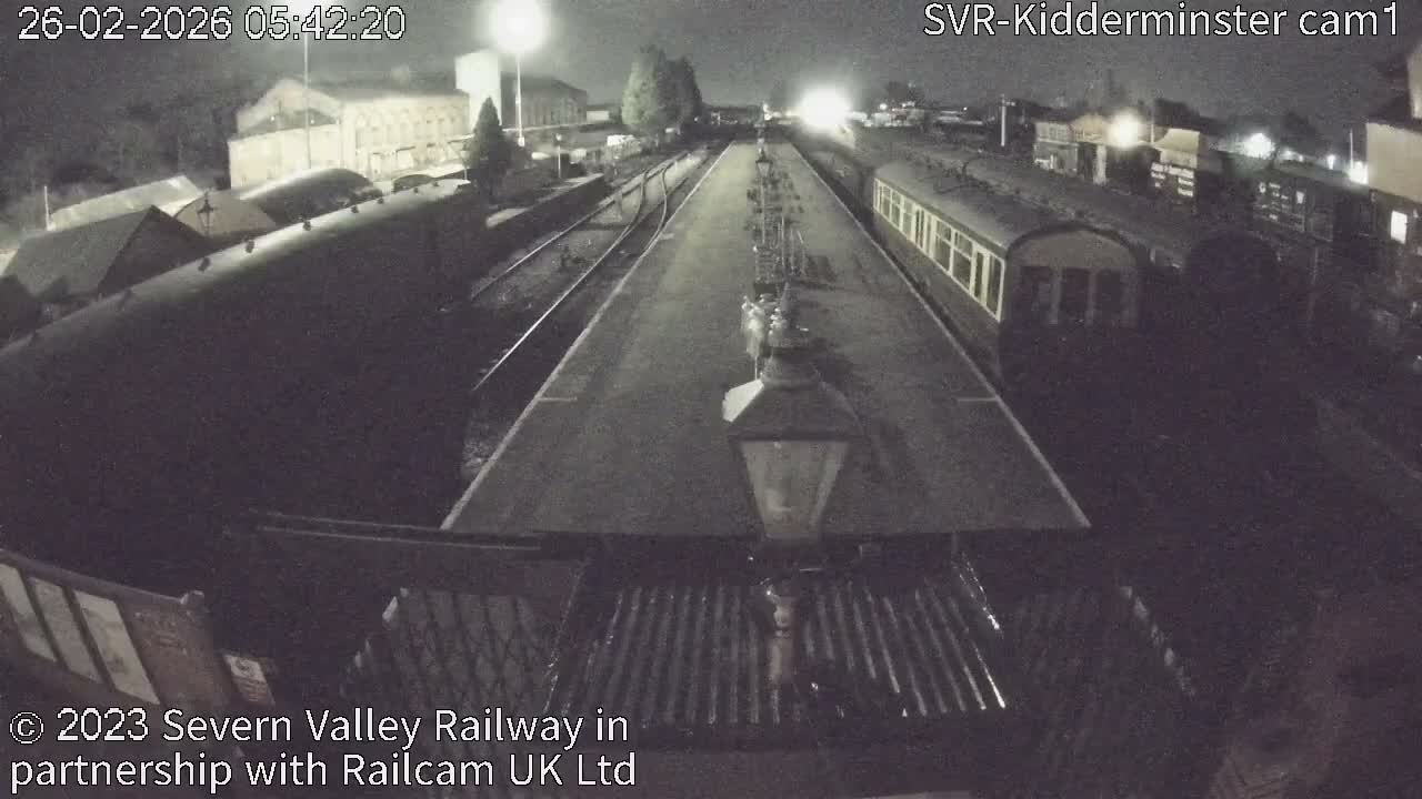 Inside Kidderminster Station, Severn Valley Railway Live Cam - Kidderminster, Wyre Forest, Worcestershire, West Midlands, England, United Kingdom
