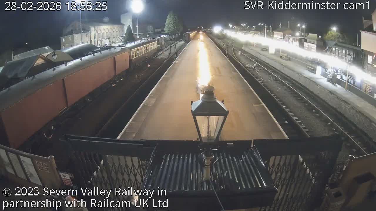 Inside Kidderminster Station, Severn Valley Railway Live Cam - Kidderminster, Wyre Forest, Worcestershire, West Midlands, England, United Kingdom