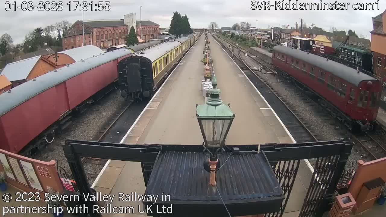 Inside Kidderminster Station, Severn Valley Railway Live Cam - Kidderminster, Wyre Forest, Worcestershire, West Midlands, England, United Kingdom