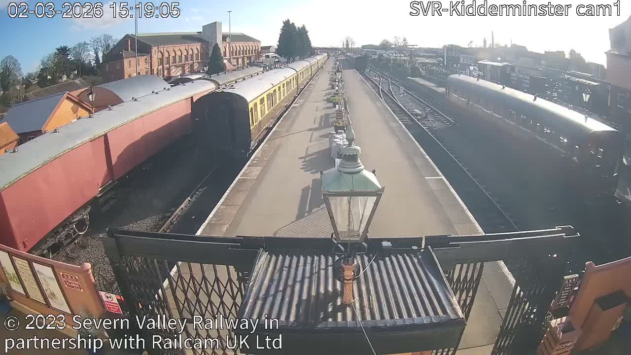 Inside Kidderminster Station, Severn Valley Railway Live Cam - Kidderminster, Wyre Forest, Worcestershire, West Midlands, England, United Kingdom