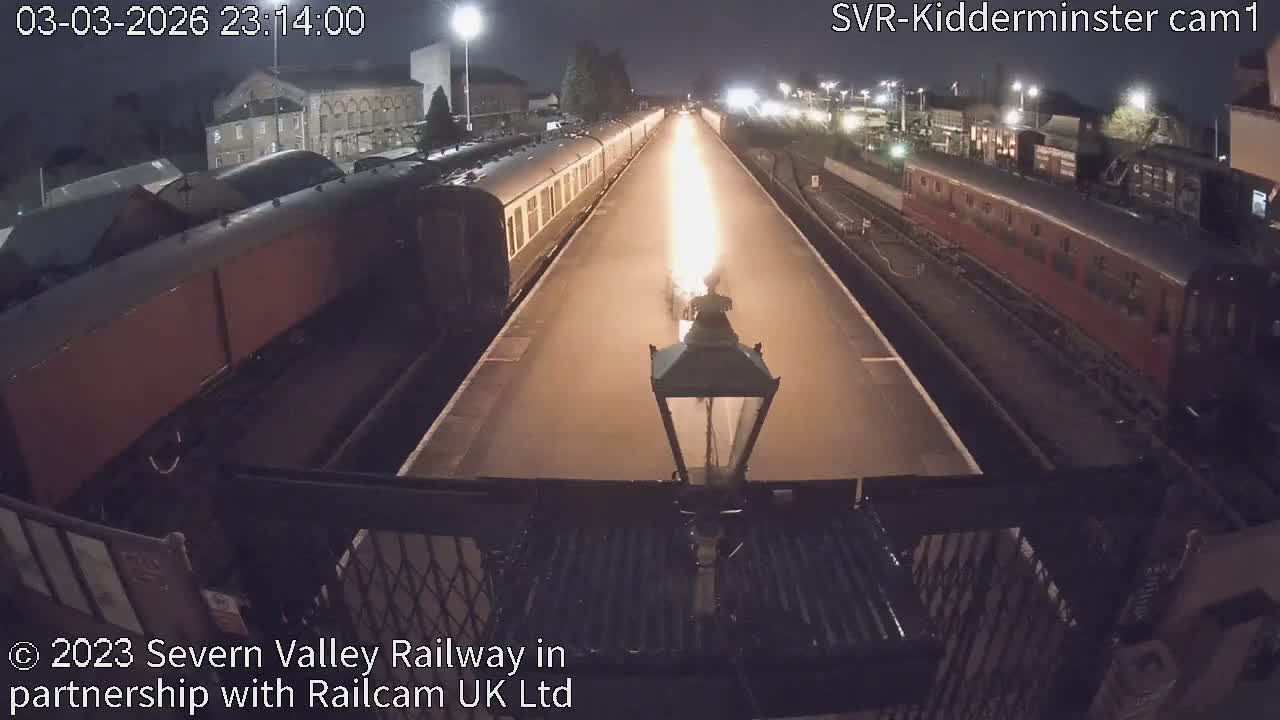 Inside Kidderminster Station, Severn Valley Railway Live Cam - Kidderminster, Wyre Forest, Worcestershire, West Midlands, England, United Kingdom