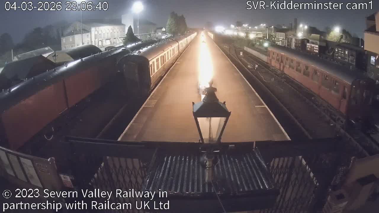 Inside Kidderminster Station, Severn Valley Railway Live Cam - Kidderminster, Wyre Forest, Worcestershire, West Midlands, England, United Kingdom
