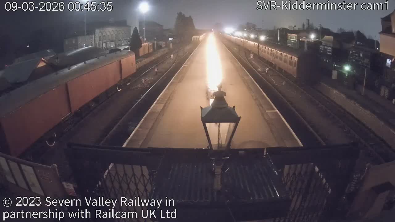 Inside Kidderminster Station, Severn Valley Railway Live Cam - Kidderminster, Wyre Forest, Worcestershire, West Midlands, England, United Kingdom