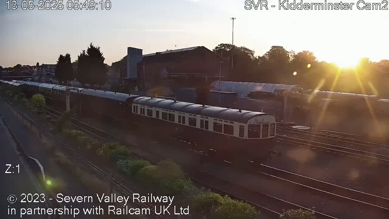 Outside Kidderminster Station, Severn Valley Railway Live Cam - Kidderminster, Wyre Forest, Worcestershire, West Midlands, England, United Kingdom