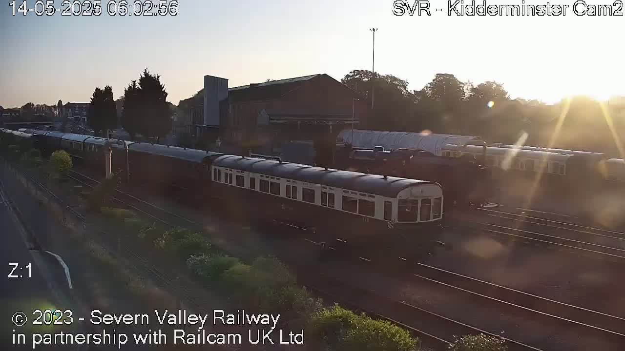 Outside Kidderminster Station, Severn Valley Railway Live Cam - Kidderminster, Wyre Forest, Worcestershire, West Midlands, England, United Kingdom