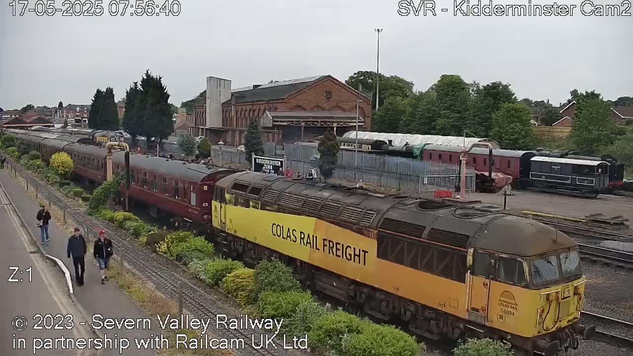 Outside Kidderminster Station, Severn Valley Railway Live Cam - Kidderminster, Wyre Forest, Worcestershire, West Midlands, England, United Kingdom