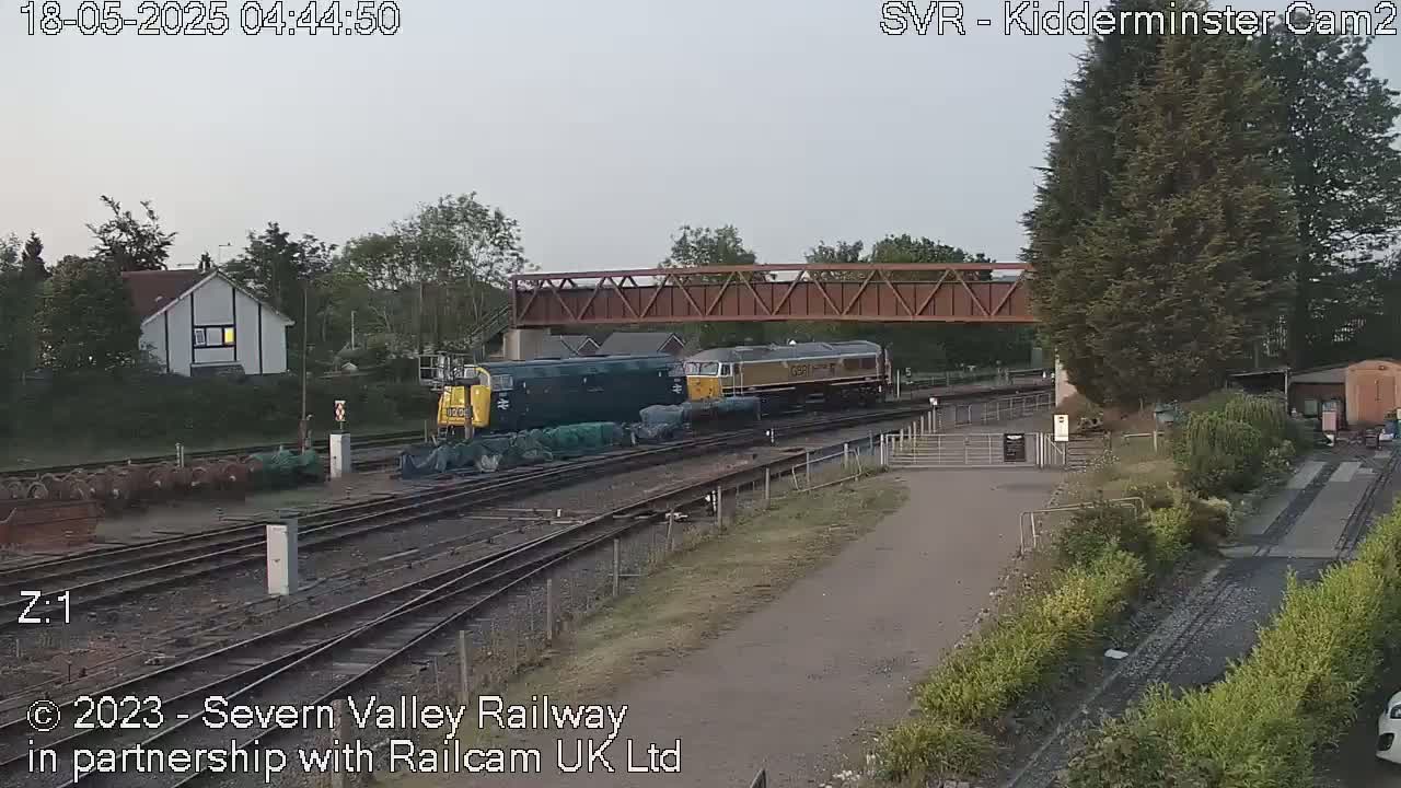 Outside Kidderminster Station, Severn Valley Railway Live Cam - Kidderminster, Wyre Forest, Worcestershire, West Midlands, England, United Kingdom