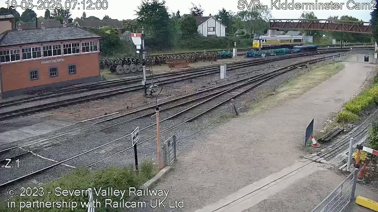 Outside Kidderminster Station, Severn Valley Railway Live Cam - Kidderminster, Wyre Forest, Worcestershire, West Midlands, England, United Kingdom