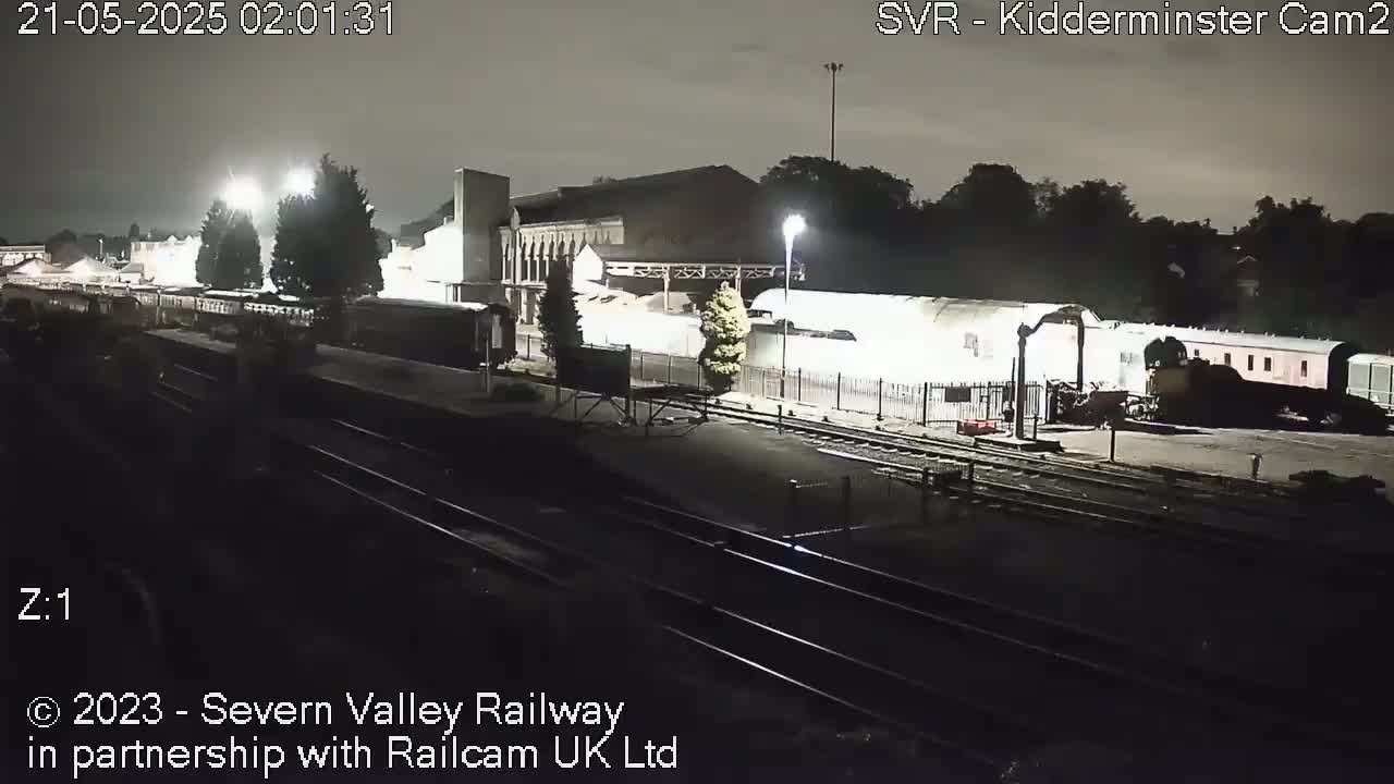 Outside Kidderminster Station, Severn Valley Railway Live Cam - Kidderminster, Wyre Forest, Worcestershire, West Midlands, England, United Kingdom