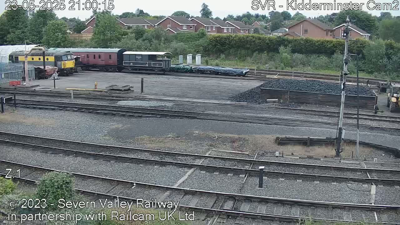 Outside Kidderminster Station, Severn Valley Railway Live Cam - Kidderminster, Wyre Forest, Worcestershire, West Midlands, England, United Kingdom