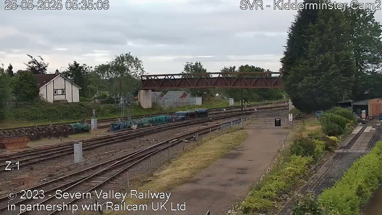 Outside Kidderminster Station, Severn Valley Railway Live Cam - Kidderminster, Wyre Forest, Worcestershire, West Midlands, England, United Kingdom