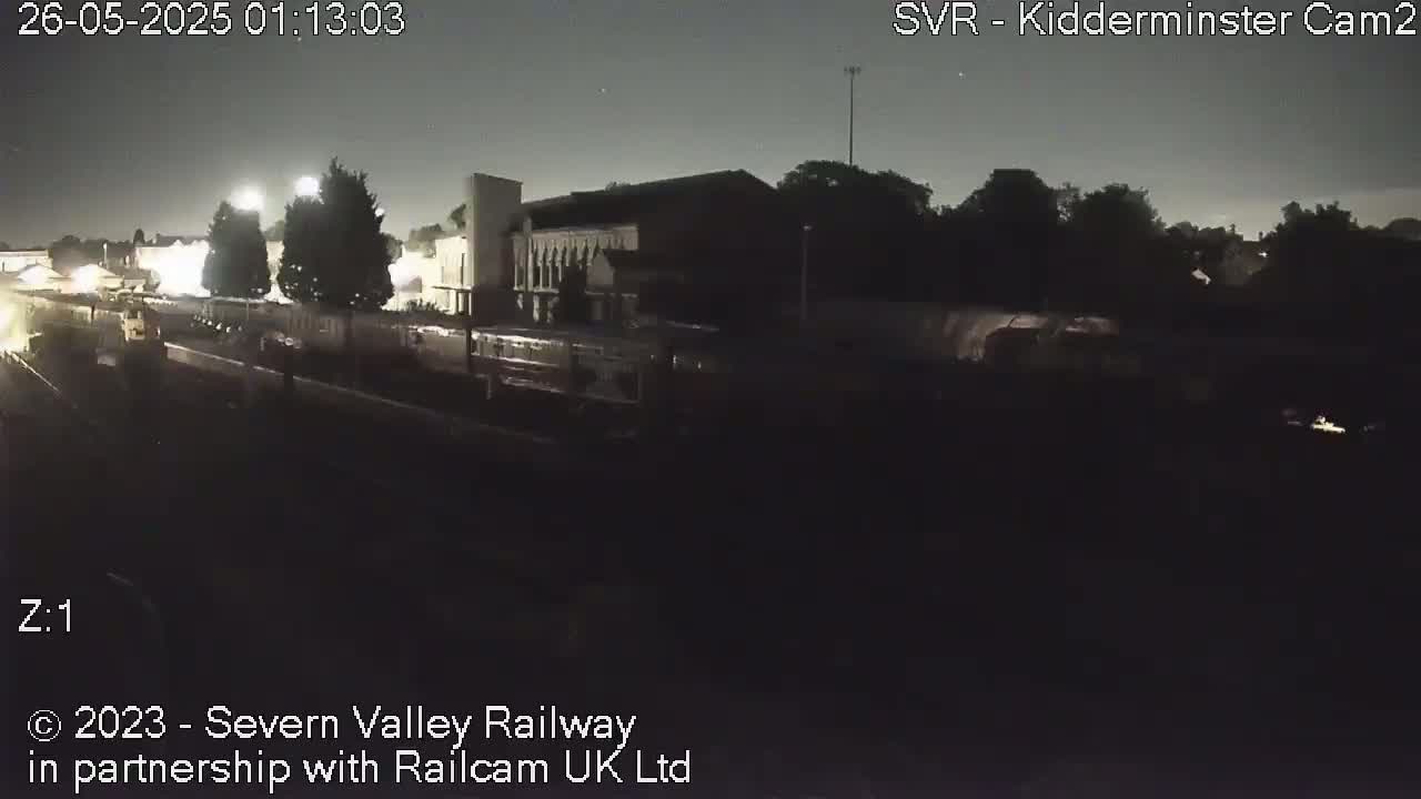 Outside Kidderminster Station, Severn Valley Railway Live Cam - Kidderminster, Wyre Forest, Worcestershire, West Midlands, England, United Kingdom