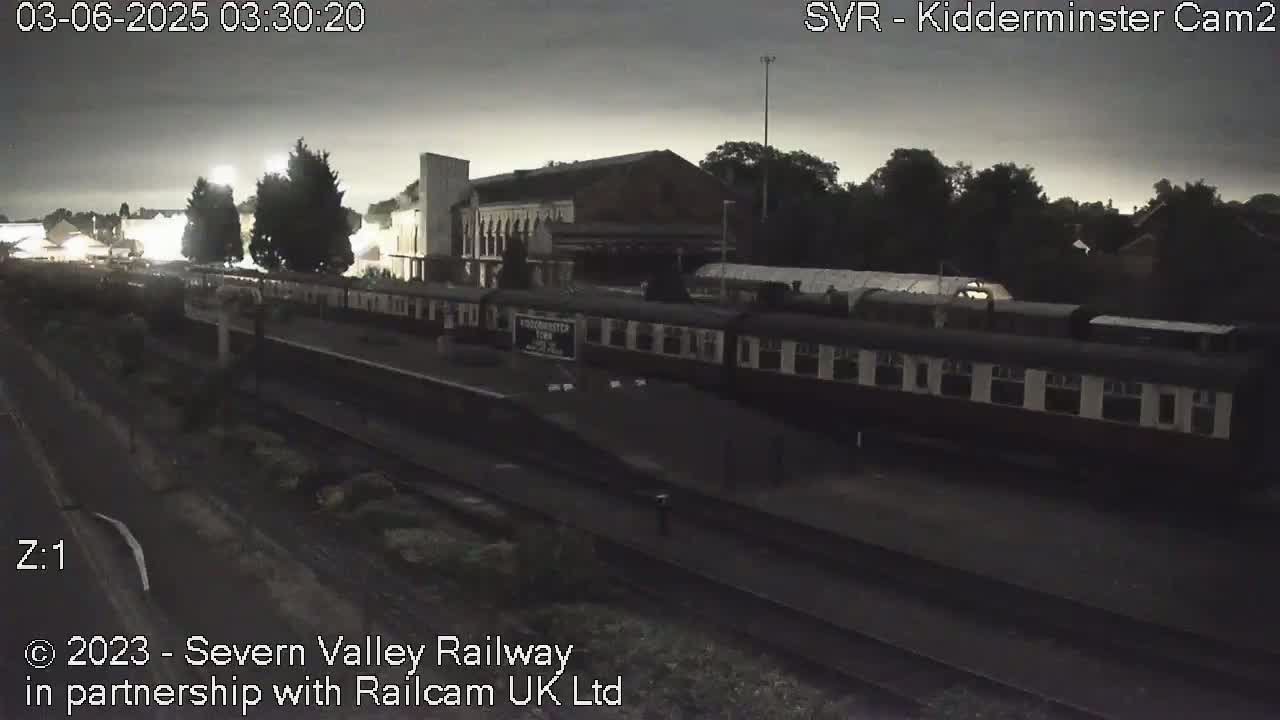 Outside Kidderminster Station, Severn Valley Railway Live Cam - Kidderminster, Wyre Forest, Worcestershire, West Midlands, England, United Kingdom
