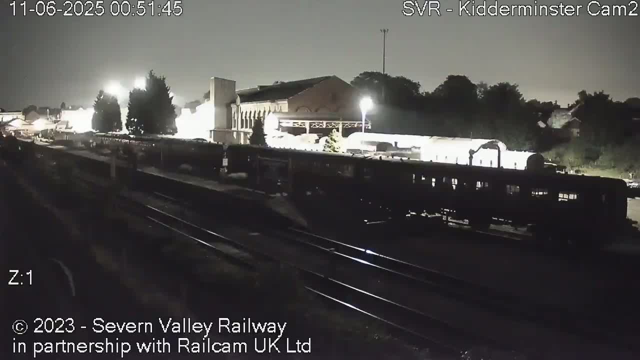 Outside Kidderminster Station, Severn Valley Railway Live Cam - Kidderminster, Wyre Forest, Worcestershire, West Midlands, England, United Kingdom