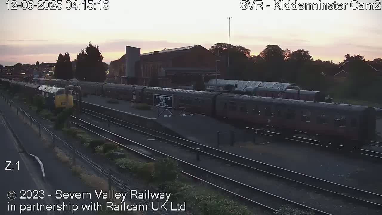 Outside Kidderminster Station, Severn Valley Railway Live Cam - Kidderminster, Wyre Forest, Worcestershire, West Midlands, England, United Kingdom