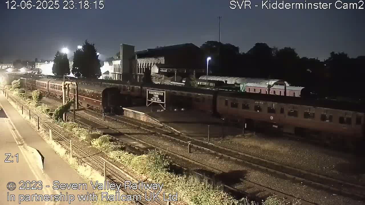 Outside Kidderminster Station, Severn Valley Railway Live Cam - Kidderminster, Wyre Forest, Worcestershire, West Midlands, England, United Kingdom