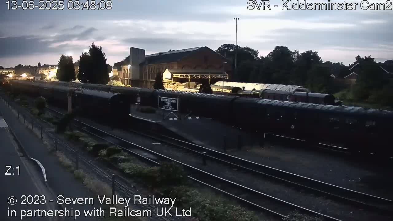 Outside Kidderminster Station, Severn Valley Railway Live Cam - Kidderminster, Wyre Forest, Worcestershire, West Midlands, England, United Kingdom