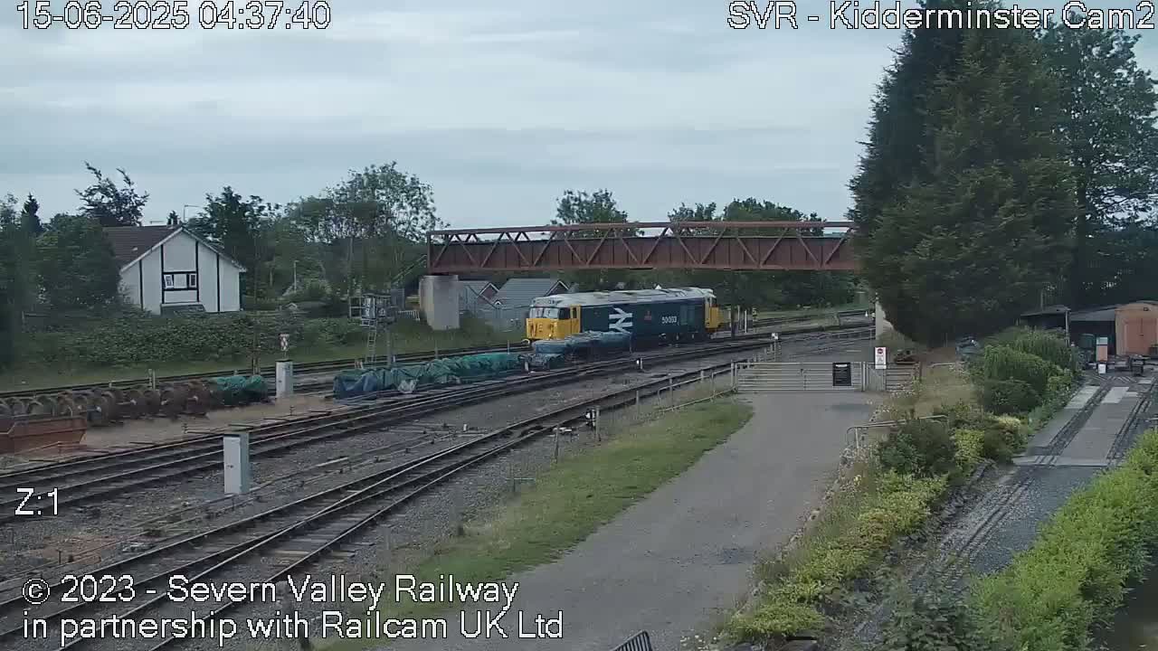 Outside Kidderminster Station, Severn Valley Railway Live Cam - Kidderminster, Wyre Forest, Worcestershire, West Midlands, England, United Kingdom