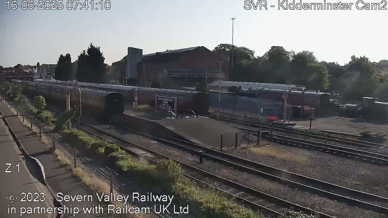 Outside Kidderminster Station, Severn Valley Railway Live Cam - Kidderminster, Wyre Forest, Worcestershire, West Midlands, England, United Kingdom