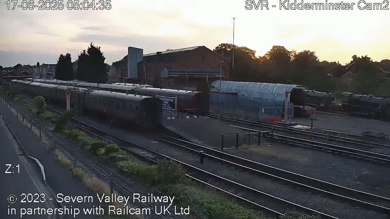Outside Kidderminster Station, Severn Valley Railway Live Cam - Kidderminster, Wyre Forest, Worcestershire, West Midlands, England, United Kingdom