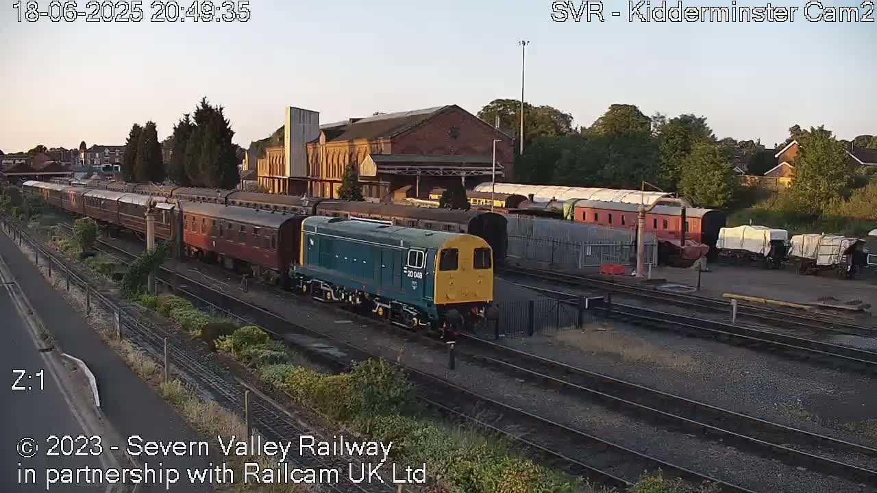 Outside Kidderminster Station, Severn Valley Railway Live Cam - Kidderminster, Wyre Forest, Worcestershire, West Midlands, England, United Kingdom