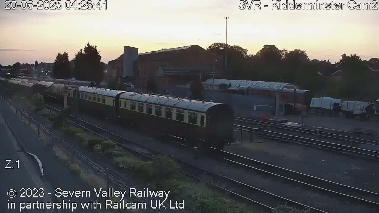 Outside Kidderminster Station, Severn Valley Railway Live Cam - Kidderminster, Wyre Forest, Worcestershire, West Midlands, England, United Kingdom