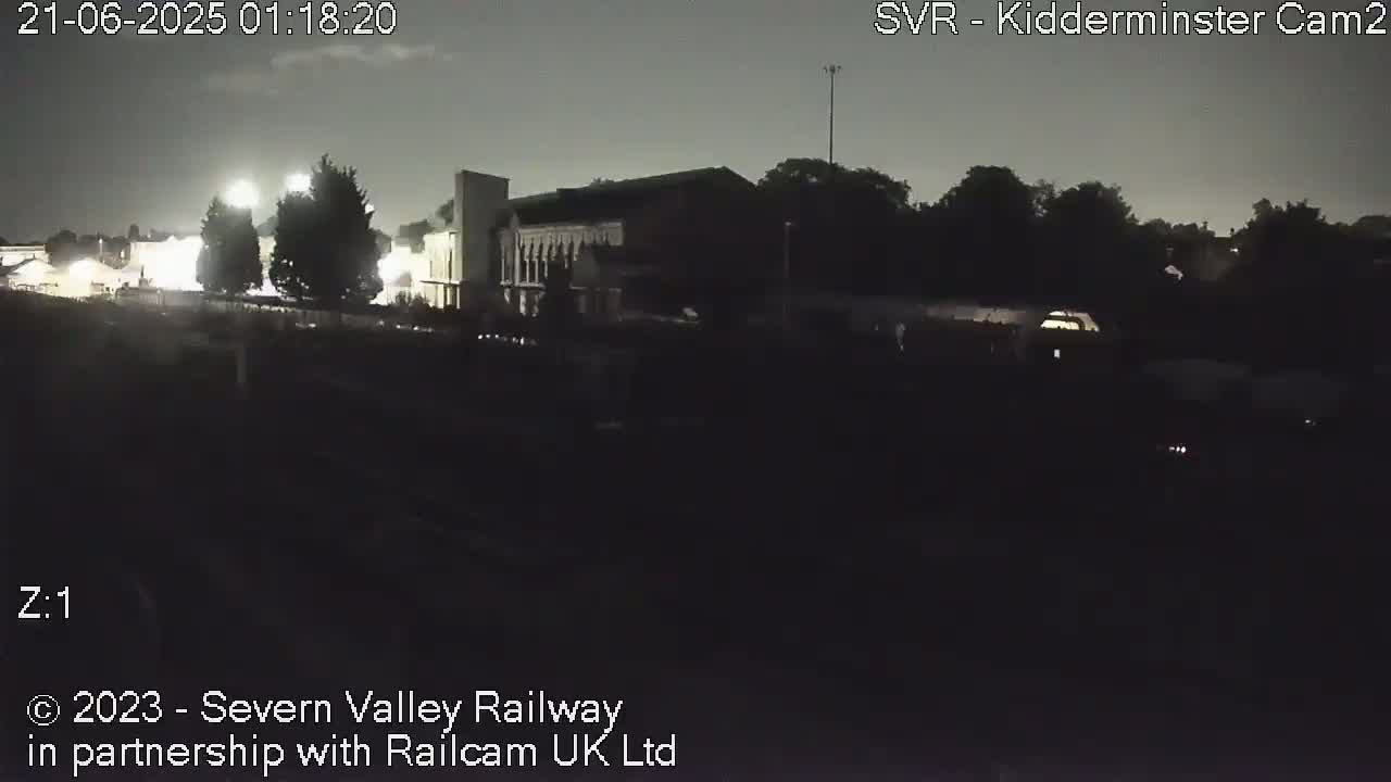 Outside Kidderminster Station, Severn Valley Railway Live Cam - Kidderminster, Wyre Forest, Worcestershire, West Midlands, England, United Kingdom