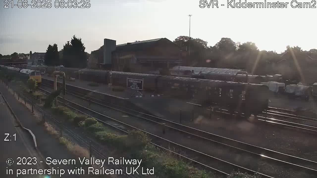 Outside Kidderminster Station, Severn Valley Railway Live Cam - Kidderminster, Wyre Forest, Worcestershire, West Midlands, England, United Kingdom