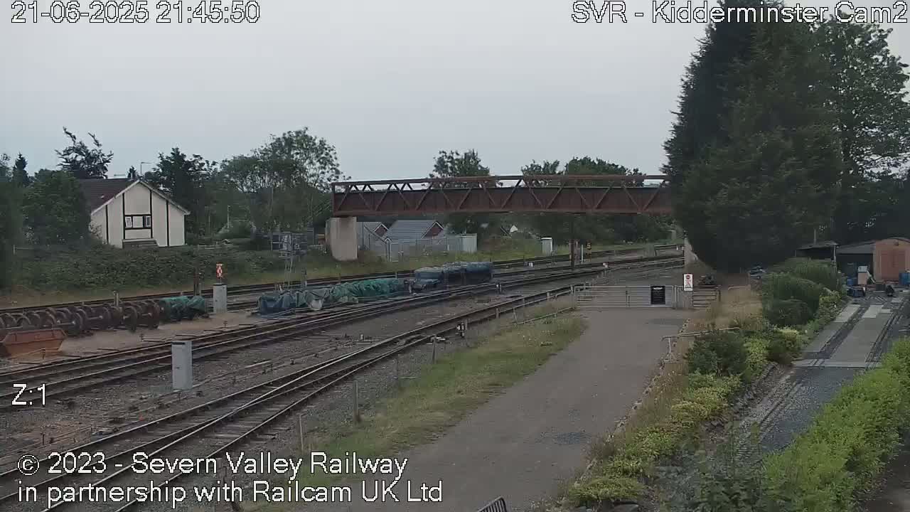 Outside Kidderminster Station, Severn Valley Railway Live Cam - Kidderminster, Wyre Forest, Worcestershire, West Midlands, England, United Kingdom