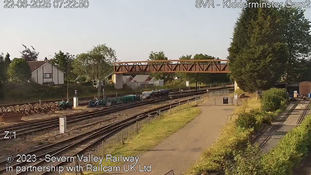 Outside Kidderminster Station, Severn Valley Railway Live Cam - Kidderminster, Wyre Forest, Worcestershire, West Midlands, England, United Kingdom