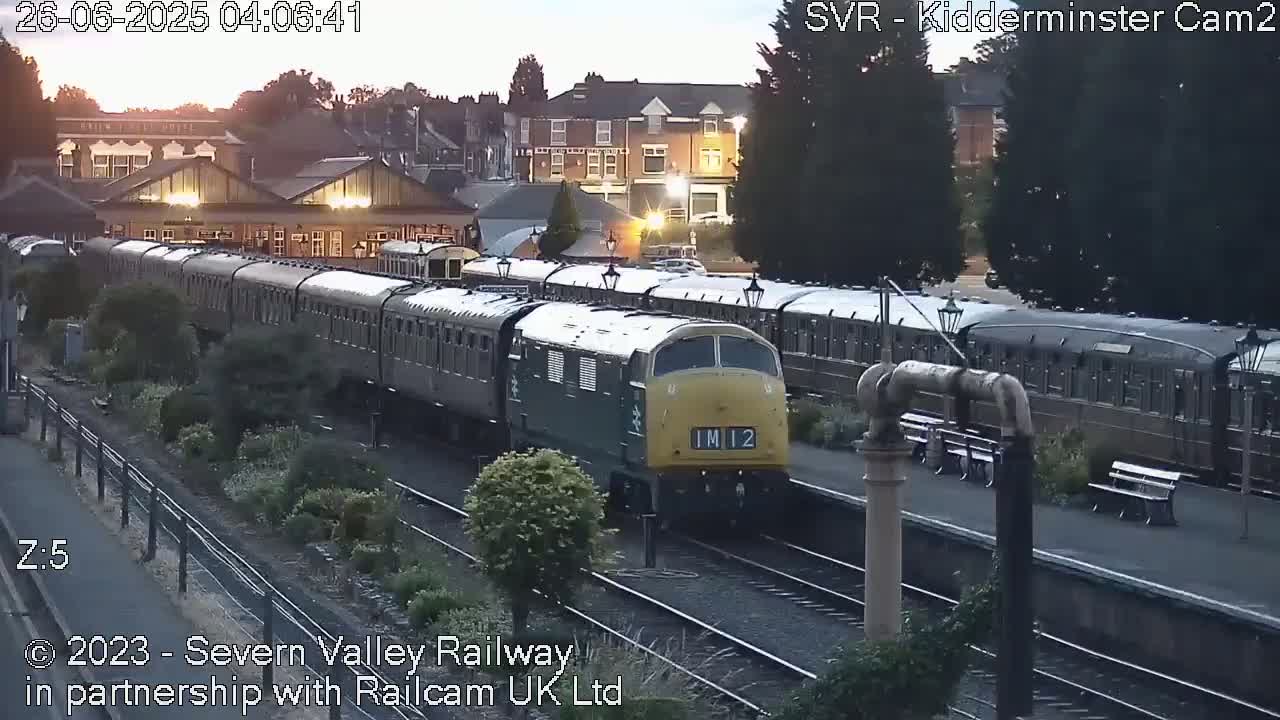Outside Kidderminster Station, Severn Valley Railway Live Cam - Kidderminster, Wyre Forest, Worcestershire, West Midlands, England, United Kingdom