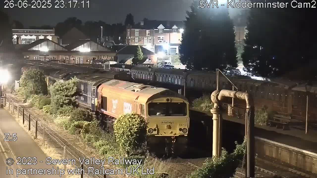 Outside Kidderminster Station, Severn Valley Railway Live Cam - Kidderminster, Wyre Forest, Worcestershire, West Midlands, England, United Kingdom