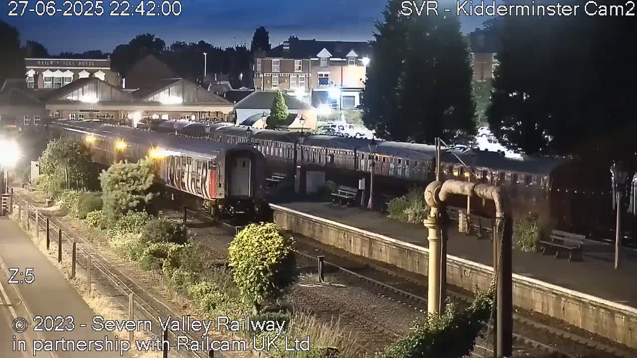 Outside Kidderminster Station, Severn Valley Railway Live Cam - Kidderminster, Wyre Forest, Worcestershire, West Midlands, England, United Kingdom