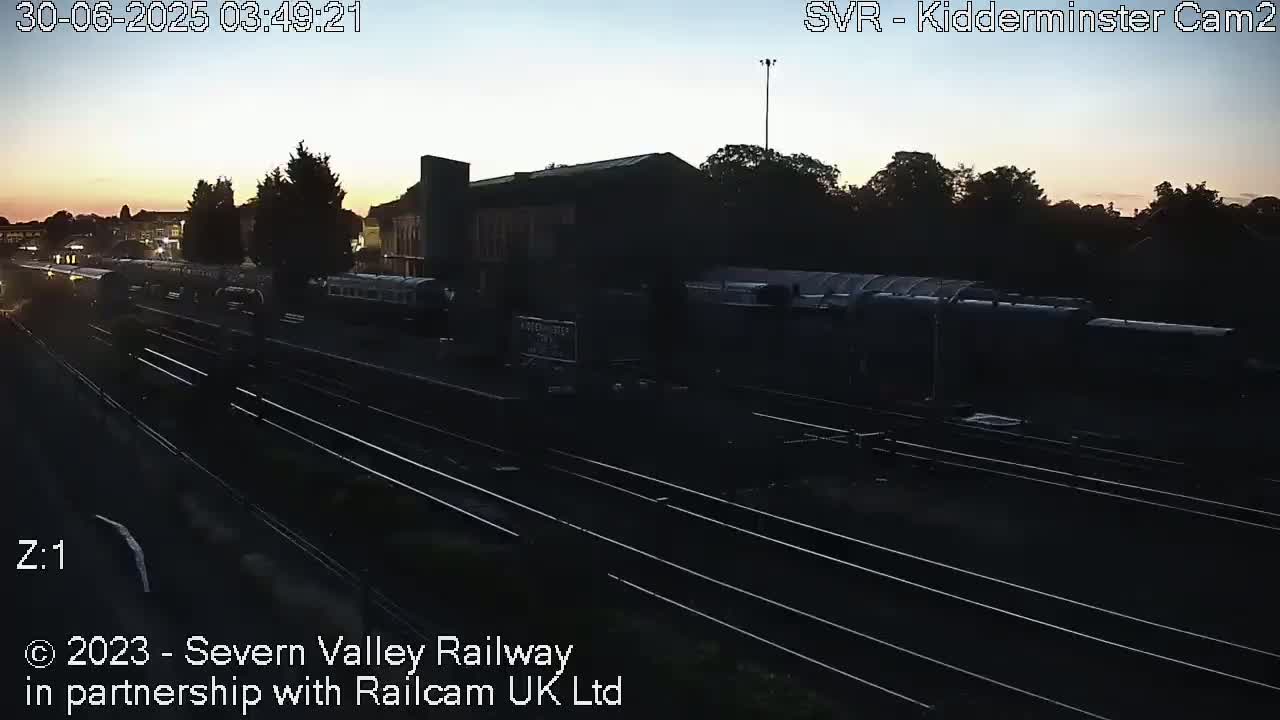 Outside Kidderminster Station, Severn Valley Railway Live Cam - Kidderminster, Wyre Forest, Worcestershire, West Midlands, England, United Kingdom